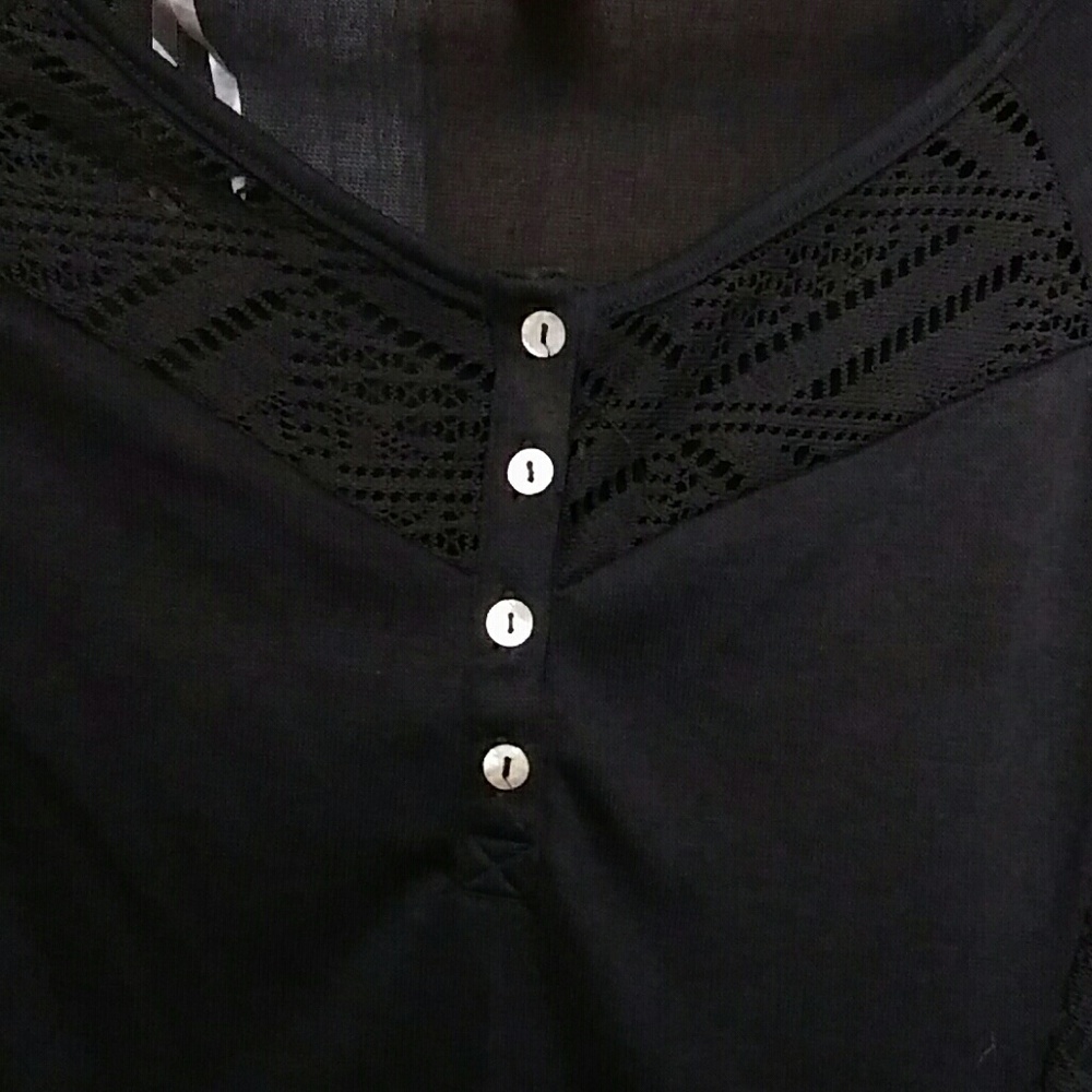 Lace Neck Top - Picture 2 of 2